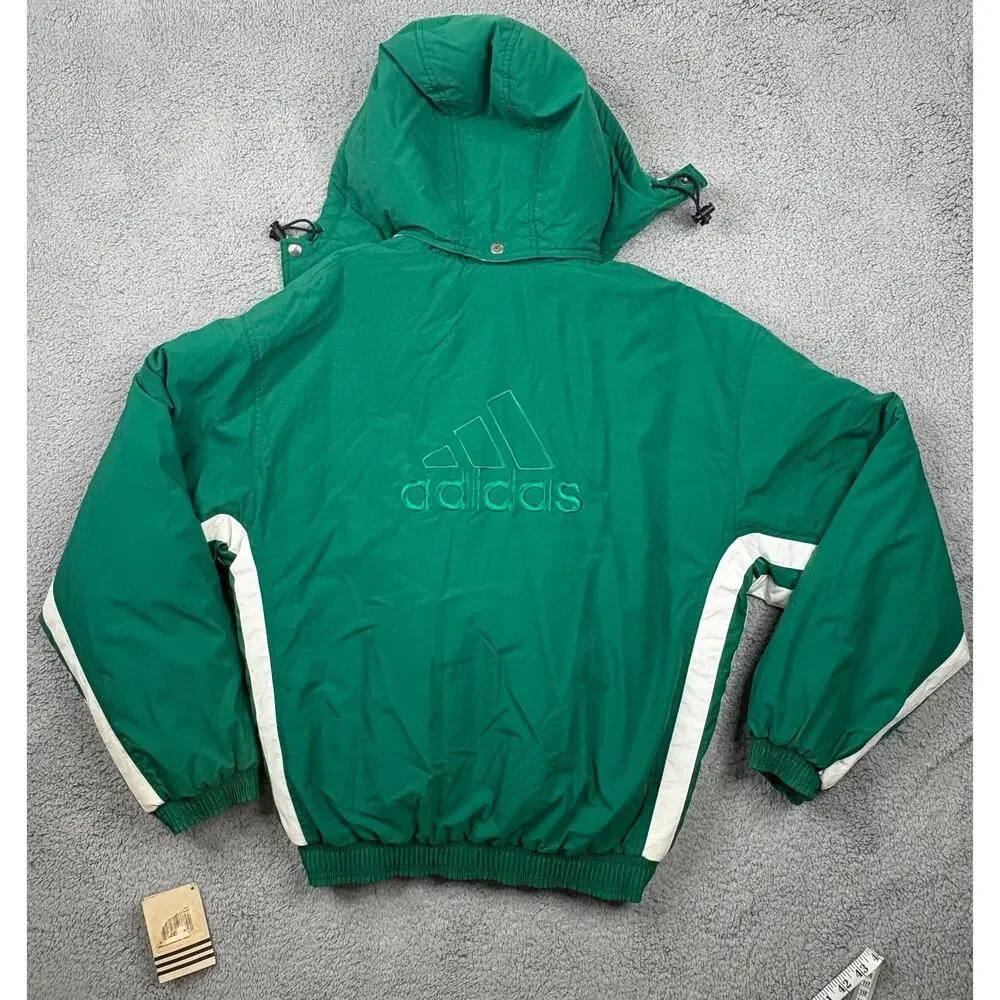 Vintage 90s Adidas Puffer Jacket Size M NWT